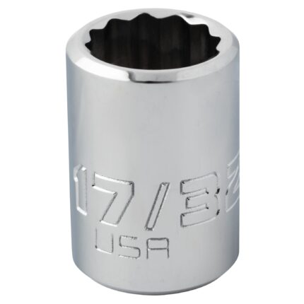 3/8 in. Drive 17/32 in. 12-Point Socket