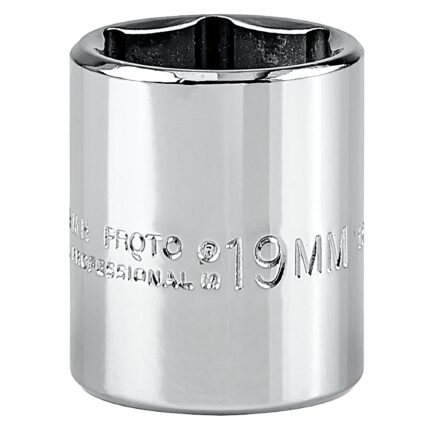 3/8 in. Drive 19mm 6-Point Socket