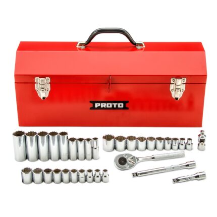 3/8 in. Drive 12-Point Socket Set (34 pc.)