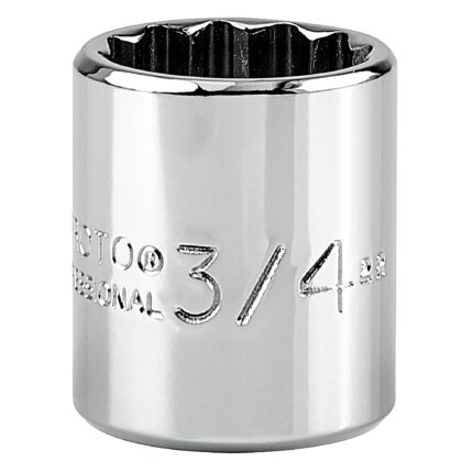 3/8 in. Drive 3/4 in. 12-Point Socket