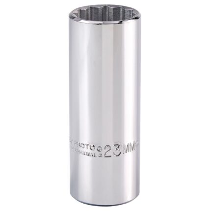 1/2 in. Drive 23mm 12-Point Deep Socket