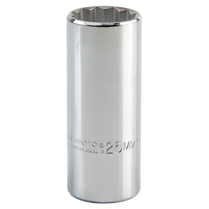 1/2 in. Drive 25mm 12-Point Deep Socket