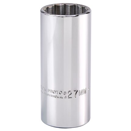 1/2 in. Drive 27mm 12-Point Deep Socket
