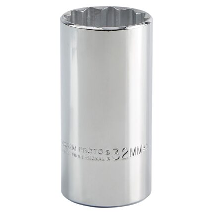 1/2 in. Drive 32mm 12-Point Deep Socket