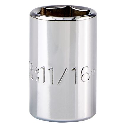 1/2 in. Drive 11/16 in. 6-Point Socket