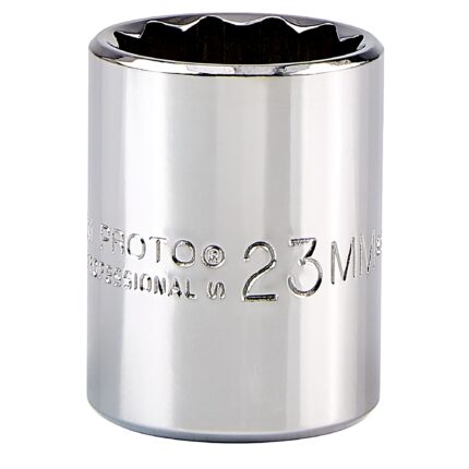 1/2 in. Drive 23mm 12-Point Socket