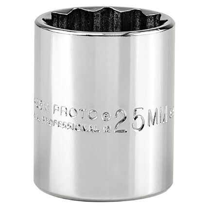 1/2 in. Drive 25mm 12-Point Socket