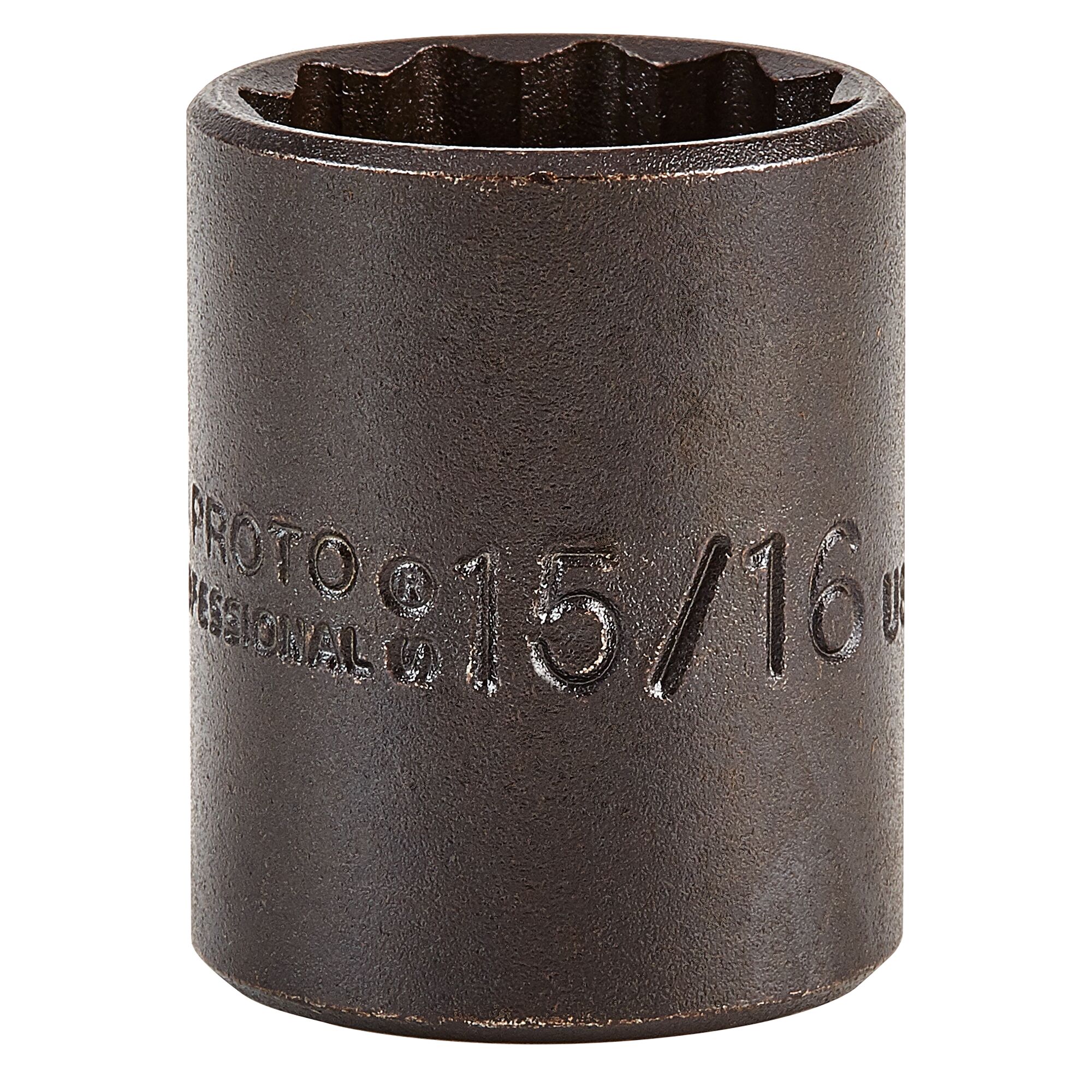 1/2 in. Drive 15/16 in. 12-Point Black Oxide Socket