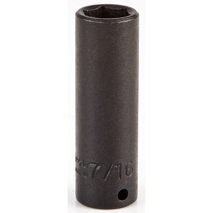 1/4 in. Drive 7/16 in. 6-Point Deep Impact Socket