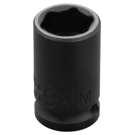 1/4 in. Drive 9mm 6-Point Impact Socket