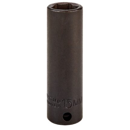 3/8 in. Drive 15mm 6-Point Deep Impact Socket