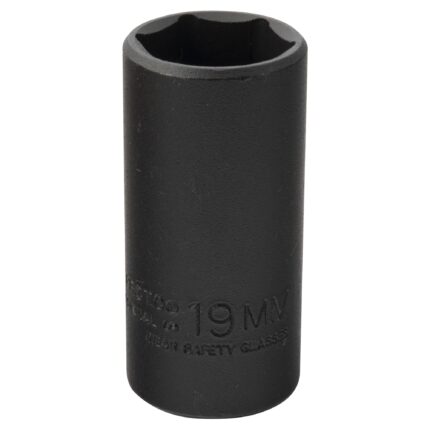 3/8 in. Drive 19mm 6-Point Thin Wall Deep Impact Socket