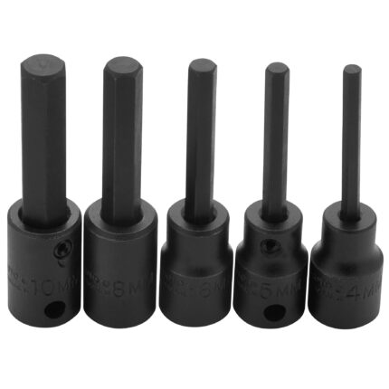 PROTO® 3/8 in. Drive Metric Hex Bit Impact Socket Set (5 pc.)