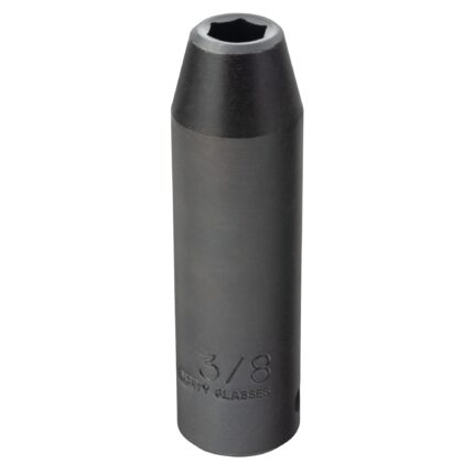 1/2 in. Drive 3/8 in. 6-Point Thin Wall Deep Impact Socket