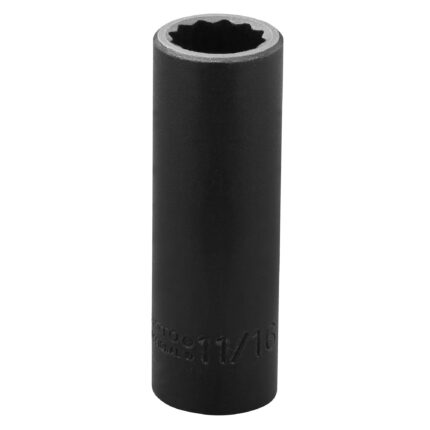 1/2 in. Drive 11/16 in. 12-Point Deep Impact Socket