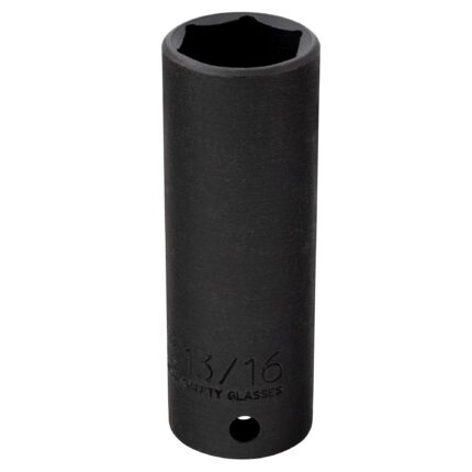 1/2 in. Drive 13/16 in. 6-Point Deep Thin Wall Impact Socket