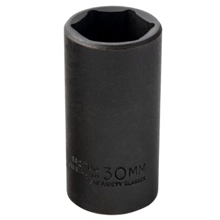 1/2 in. Drive 30mm 6-Point Thin Wall Deep Impact Socket