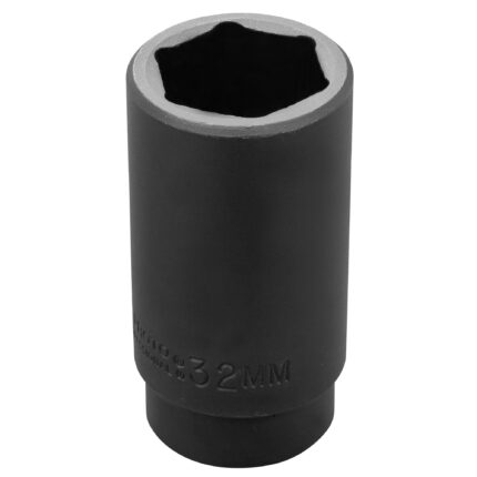 1/2 in. Drive 32mm 6-Point Deep Impact Socket
