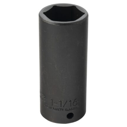 1/2 in. Drive 1-1/16 in. 6-Point Deep Thin Wall Impact Socket