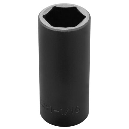 1/2 in. Drive 1-1/16 in. 6-Point Deep Impact Socket Impact Deep 1/2" DR 1-1/16" 6 PT