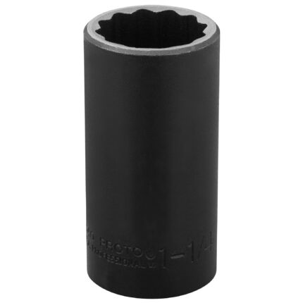 1/2 in. Drive 1-1/4 in. 12-Point Deep Impact Socket