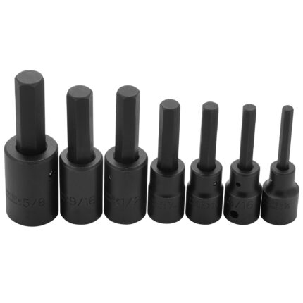 1/2 in. Drive Hex Bit Impact Socket Set (7 pc.)