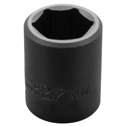 1/2 in. Drive 22mm 6-Point Impact Socket