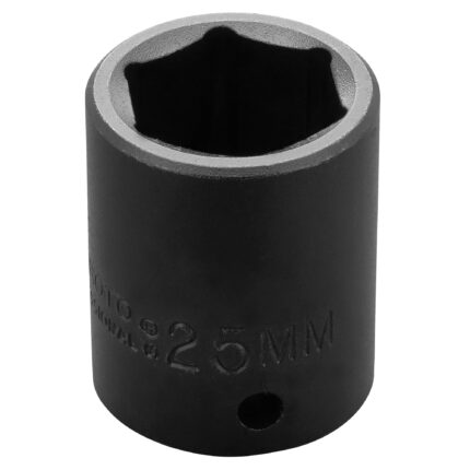 1/2 in. Drive 25mm 6-Point Impact Socket