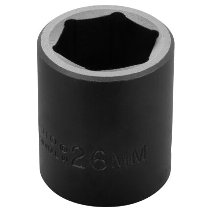 1/2 in. Drive 26mm 6-Point Impact Socket