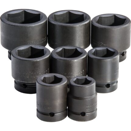 PROTO® 1 in. Drive 6-Point Impact Socket Set (8 pc.)