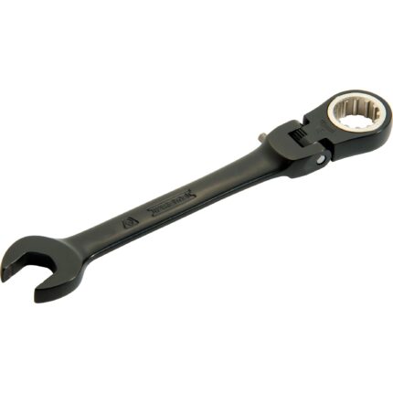 1/2 in. Black Chrome Locking Flex Head Reverisble Combination Wrench