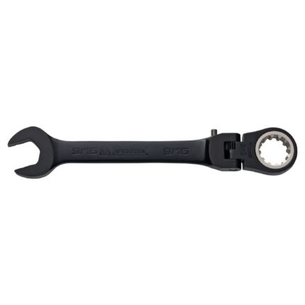 9/16 in. Black Chrome Reversible Locking Flex Head Combination Wrench