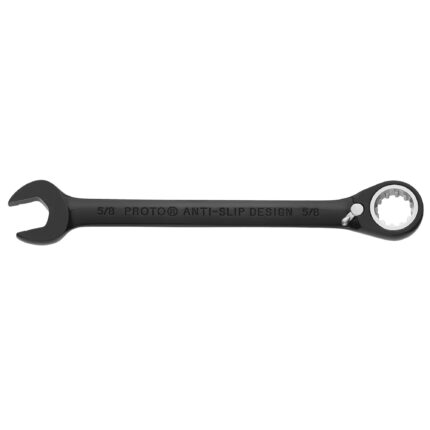 5/8 in. Black Chrome Reversible Combination Ratchet Wrench