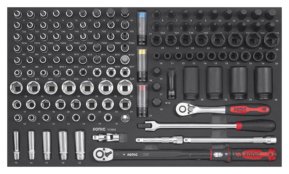 COMBINATION SET 1/2", 136-PCS - LARGE SFS