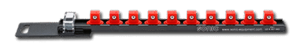 1/2`` SOCKET RAIL WITH 10 CLIPS